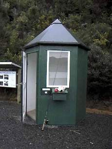 Shelter for the fisherman visiting this reservoir