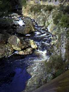 Gorge taken from the track