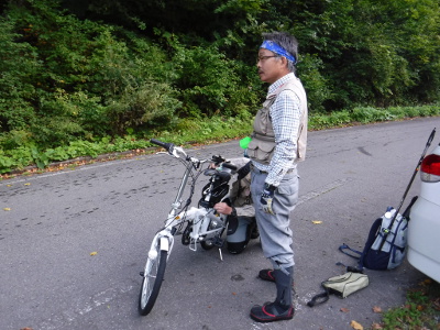 電動自転車起動せず！　万事休す....