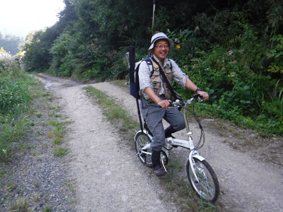 帰り道は自転車で楽ちん！の谷倉先輩