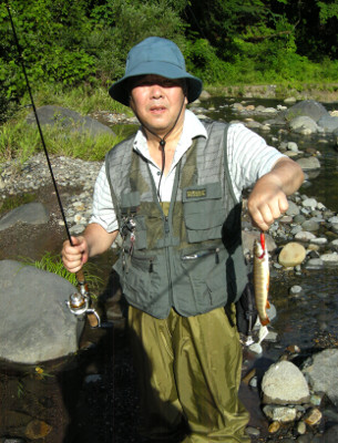叔父の釣り上げた岩魚