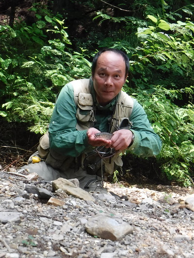 自己満足。魚が小さくて見えない