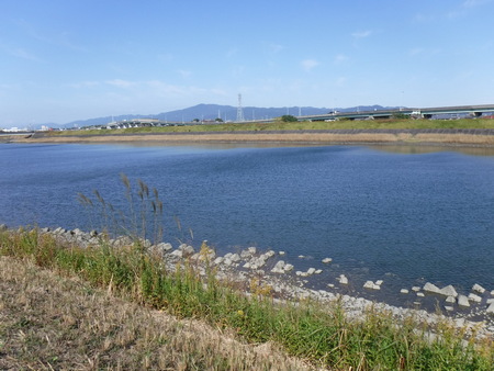 秋晴れの空、今日もボウズ