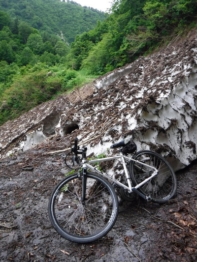 自転車にたどり着いた