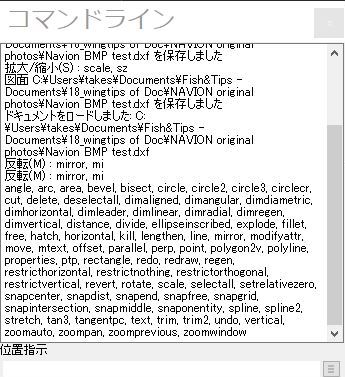画面上にコマンドラインウィンドウが開きます。