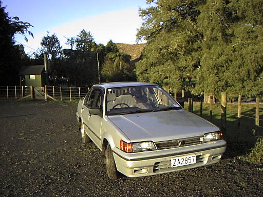 The car park