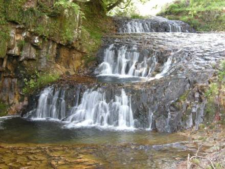 昔よく釣りに通った柿野川の三段滝