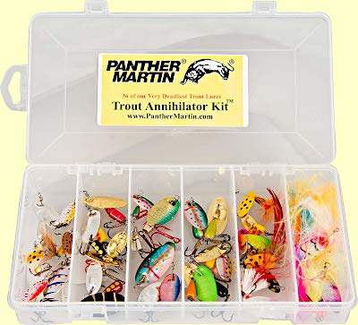 Panther Martin Trout Kit, 36 Piece