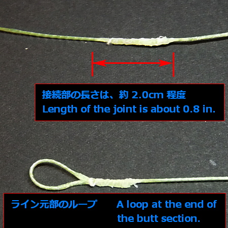 セクションの接続部と元部分のループ
